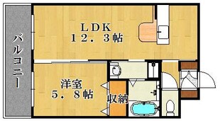 梅林駅 徒歩5分 3階の物件間取画像